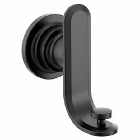 MOEN Greenfield Single Robe Hook in Matte Black YB1703BL